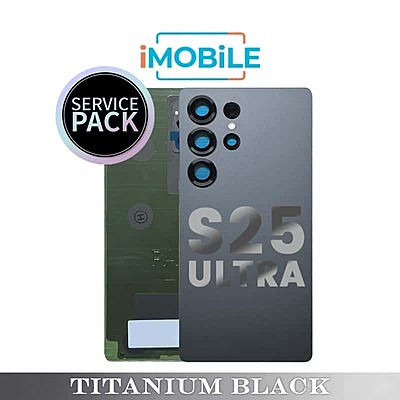 Samsung Galaxy S25 Ultra (S938) Back Cover [Service Pack] [Titanium Black]