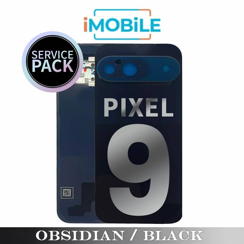 Google Pixel 9 Compatible Back Cover with Lens [Service Pack] [Obsidian / Black] G949-00948-00