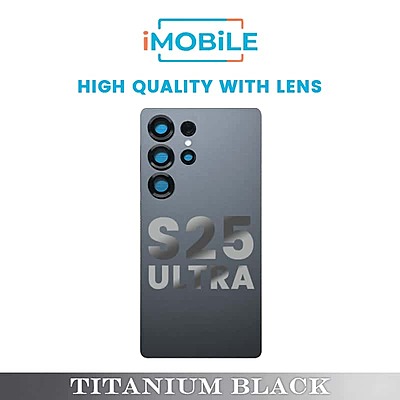 Samsung Galaxy S25 Ultra (S938) Back Cover [High Quality with Lens] [Titanium Black]