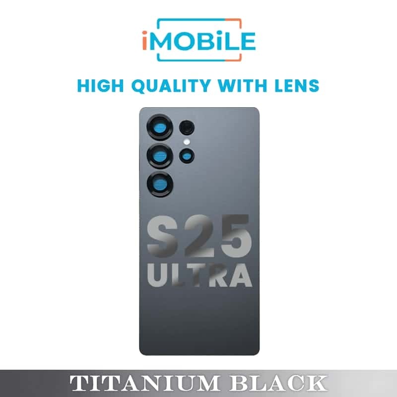 Samsung Galaxy S25 Ultra (S938) Back Cover [High Quality with Lens] [Titanium Black]