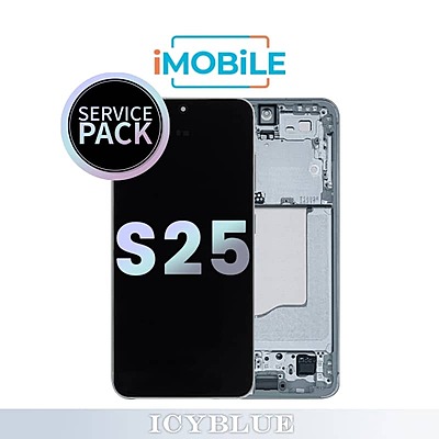 Samsung Galaxy S25 5G (S931) LCD Touch Digitizer Screen [Service Pack] [Icyblue]