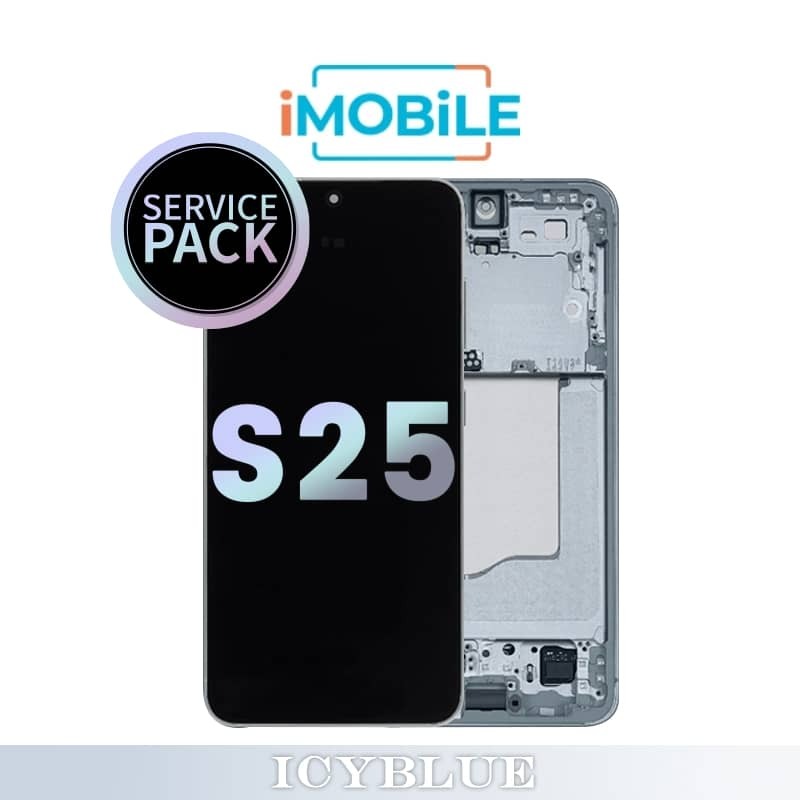 Samsung Galaxy S25 5G (S931) LCD Touch Digitizer Screen [Service Pack] [Icyblue]