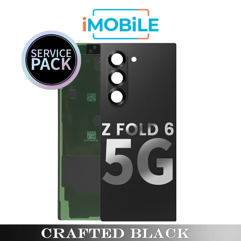 Samsung Galaxy Z Fold 6 5G (F956) Back / Battery Cover [Service Pack] [Crafted Black] GH82-35086D