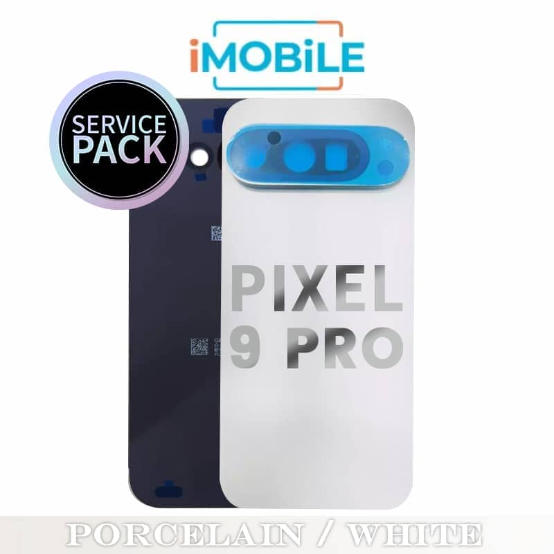 Google Pixel 9 Pro Compatible Back Cover with lens [Service Pack] [Porcelain / White] G949-01072-00