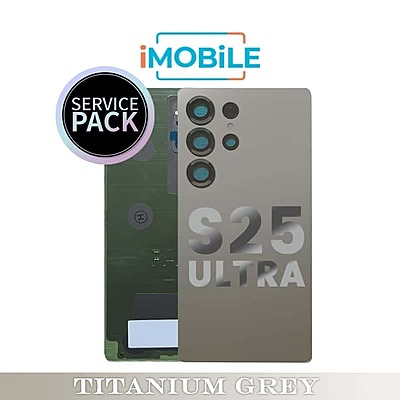 Samsung Galaxy S25 Ultra (S938) Back Cover [Service Pack] [Titanium Grey]
