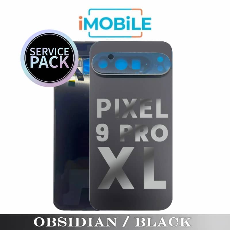 Google Pixel 9 Pro XL Compatible Back Cover with lens [Service Pack] [Obsidian / Black] G949-01012-00