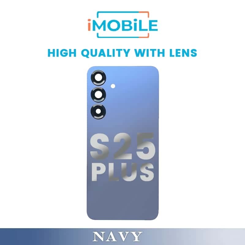 Samsung Galaxy S25 Plus (S936) Back Cover [High Quality with Lens] [Navy]