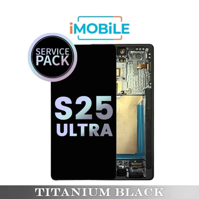 Samsung Galaxy S25 Ultra (S938) LCD Touch Digitizer Screen [Service Pack] [Titanium Black]