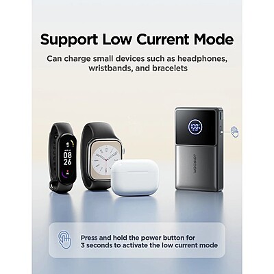 JoyRoom JR-PR1 22.5 with Built-in Retractable Cable Power Bank [1 Port + USB-C Cable]