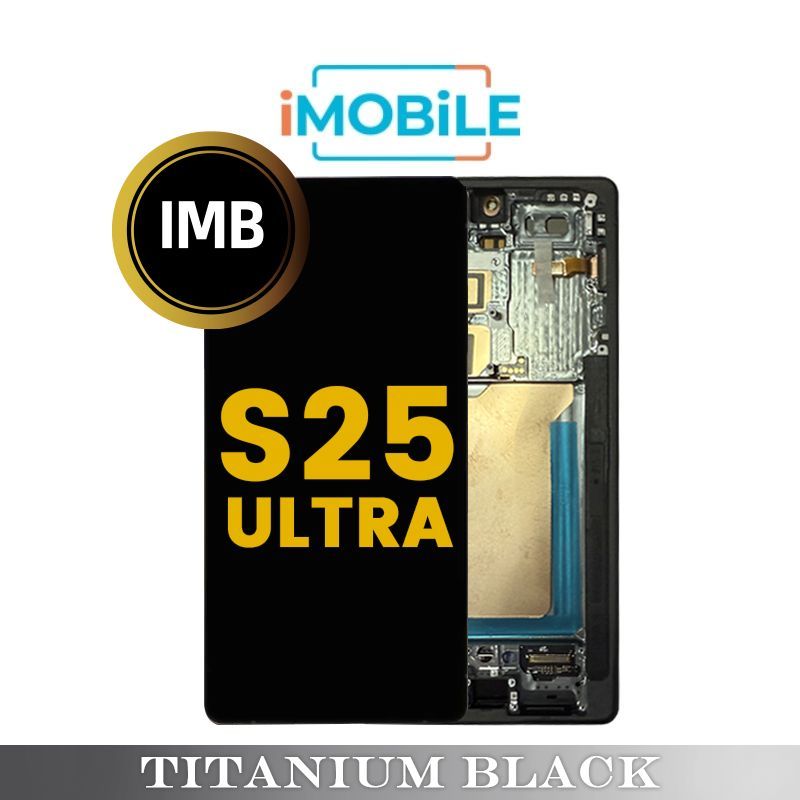 Samsung Galaxy S25 Ultra (S938) LCD Touch Digitizer Screen [IMB] [Titanium Black]