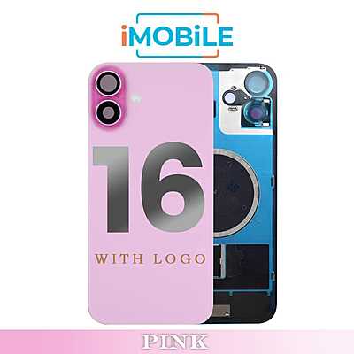 iPhone 16 Compatible Back Cover Glass Assembly with MagSafe [Pink]
