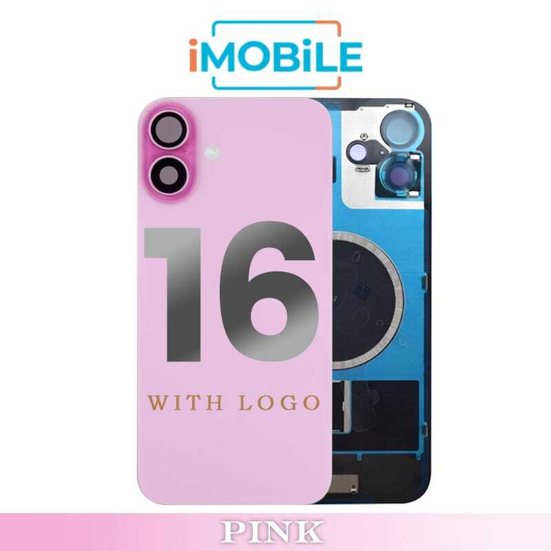 iPhone 16 Compatible Back Cover Glass Assembly with MagSafe [Pink]