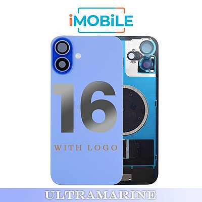 iPhone 16 Compatible Back Cover Glass Assembly with MagSafe [Ultramarine]