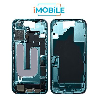 iPhone 16 Compatible Back Housing with Small Parts [IMB] [Teal]