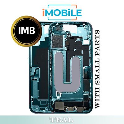 iPhone 16 Compatible Back Housing with Small Parts [IMB] [Teal]