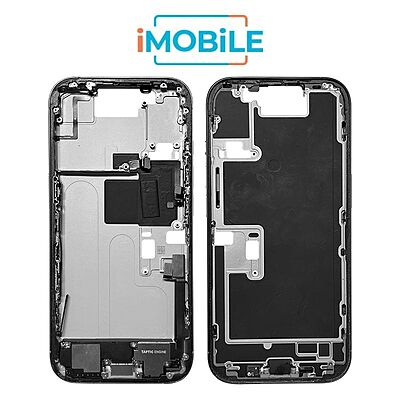 iPhone 16 Pro Compatible Back Housing with Small Parts [IMB] [Black Titanium]