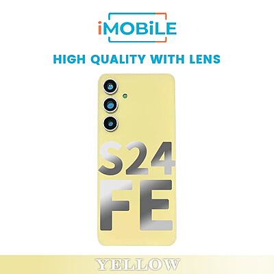 Samsung Galaxy S24 FE (S721) Back Cover [High Quality with Lens] [Yellow]
