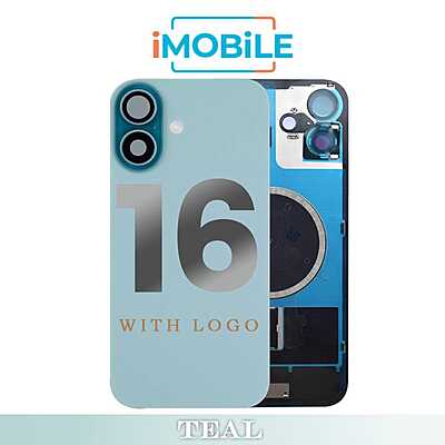 iPhone 16 Compatible Back Cover Glass Assembly with MagSafe [Teal]