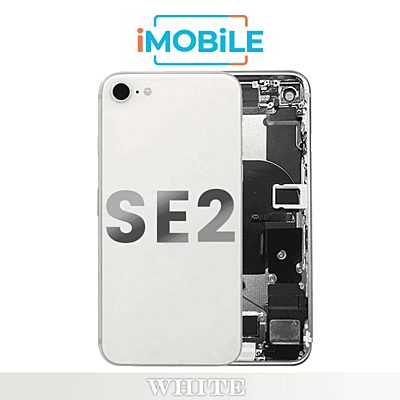 iPhone SE2 2020 Compatible Back Housing [with Small Parts] [White]