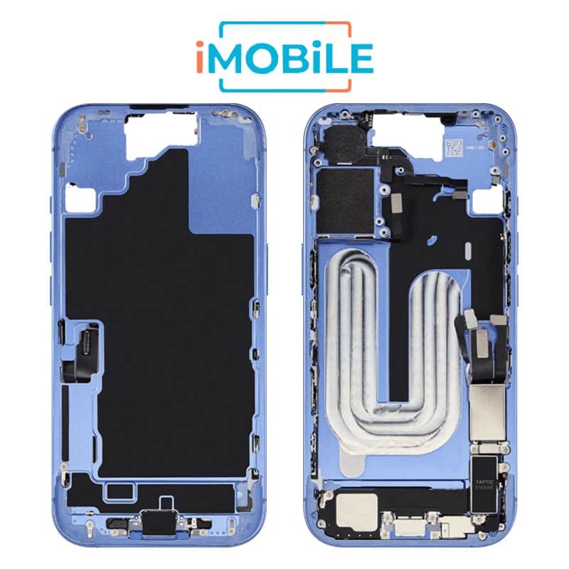 iPhone 16 Compatible Back Housing with Small Parts [IMB] [Ultramarine]