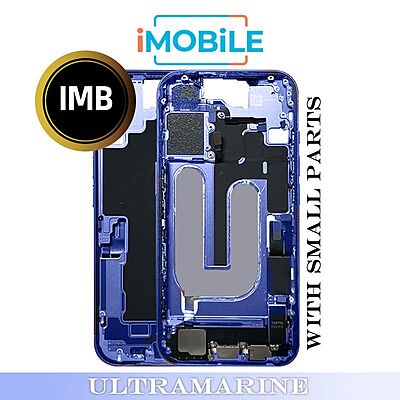iPhone 16 Compatible Back Housing with Small Parts [IMB] [Ultramarine]