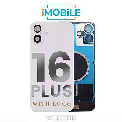 iPhone 16 Plus Compatible Back Cover Glass Assembly with MagSafe [White]