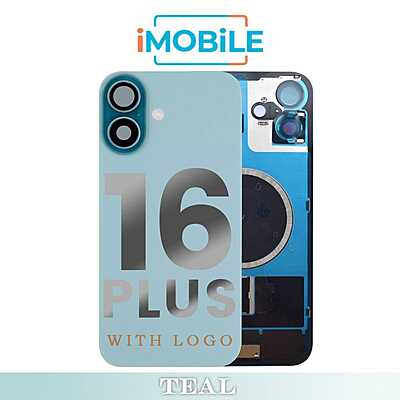 iPhone 16 Plus Compatible Back Cover Glass Assembly with MagSafe [Teal]