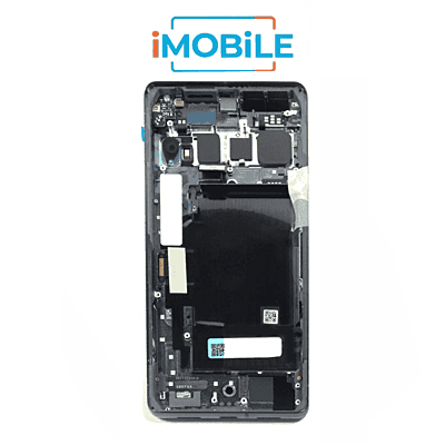 Google Pixel 7 Pro Compatible Back Housing [Service Pack] [Black Obsidian] G949-00295-01