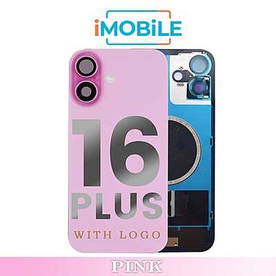 iPhone 16 Plus Compatible Back Cover Glass Assembly with MagSafe [Pink]