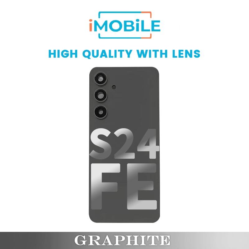 Samsung Galaxy S24 FE (S721) Back Cover [High Quality with Lens] [Graphite]