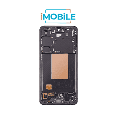 Samsung Galaxy S24 FE (S721) (Soft OLED) LCD and Toush Digitizer Screem with Frame [Service Pack] [BIack] GH82-35850A