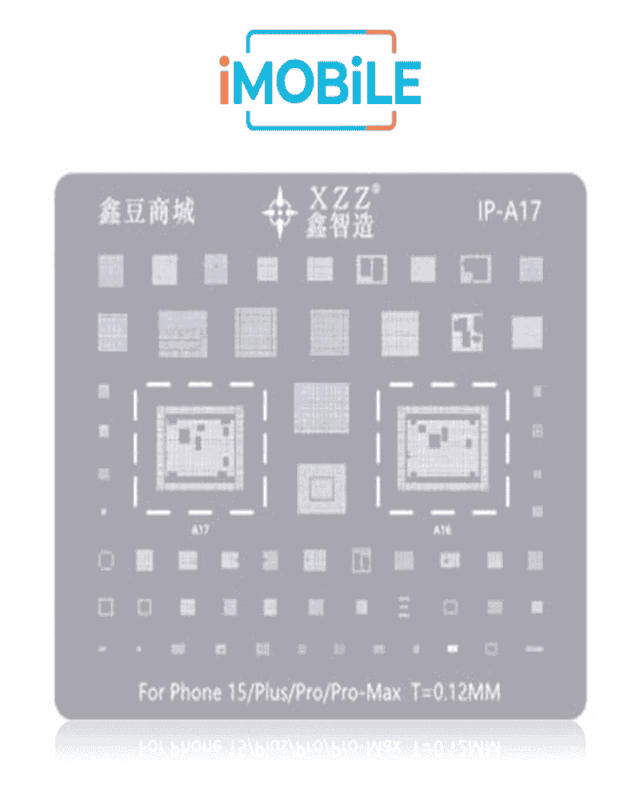 XZZ iPhone Reball Stencil X-15 Series