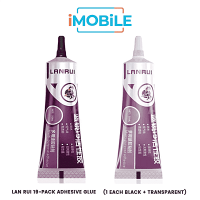 Lanrui Glue Black and Transparents