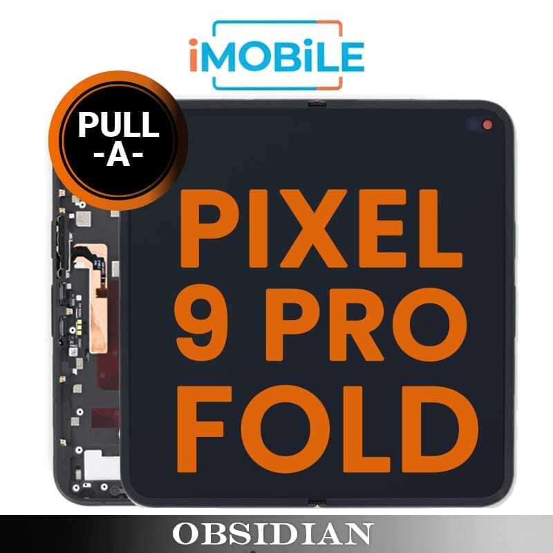 Google Pixel 9 Pro Fold 5G Main / Inner Compatible LCD Touch Digitizer Screen [Secondhand] [Obsidian]