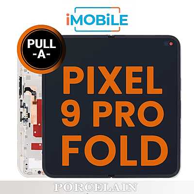 Google Pixel 9 Pro Fold 5G Main / Inner Compatible LCD Touch Digitizer Screen [Secondhand] [Porcelain]