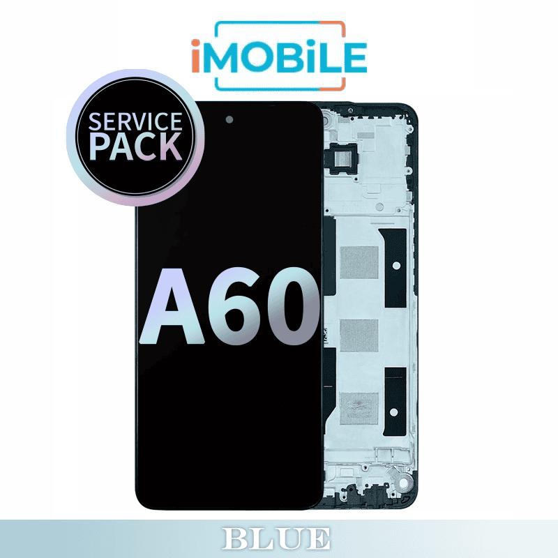 OPPO A60 (CPH2631) Compatible LCD Touch Digitizer Screen With Frame [Service Pack] [Blue]