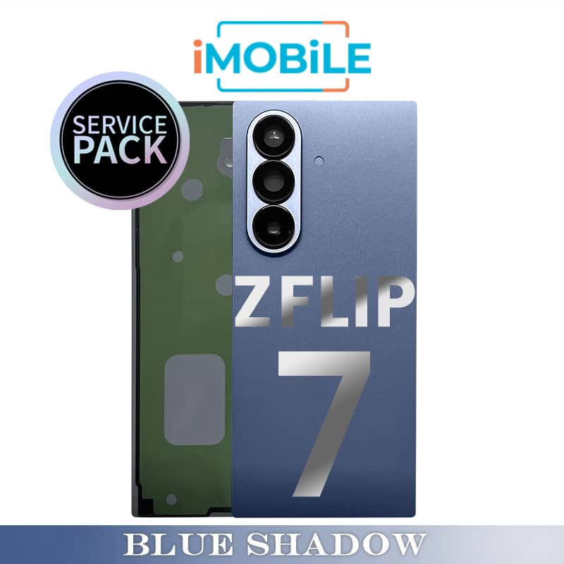 Samsung Galaxy Z Flip 7 5G (F766) Back / Battery Cover [Service Pack] [Blue Shadow] GH98-50033A