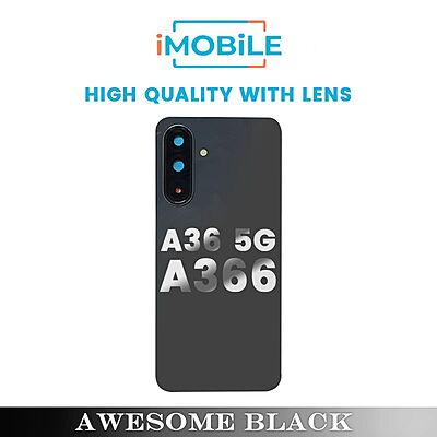 Samsung Galaxy A36 5G A366 Back Cover [High Quality with Lens] [Awesome Black]