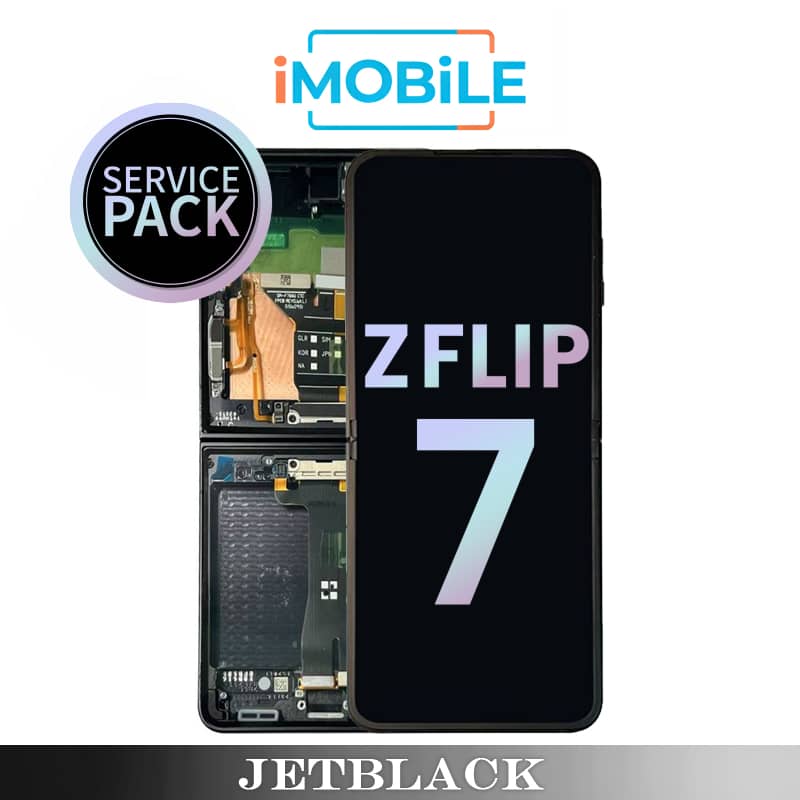 Samsung Galaxy Z Flip 7 5G (F766) Main Inner LCD Digitizer Screen [Service Pack] [Jetblack] GH82-37581C