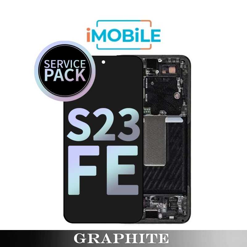 Samsung Galaxy S23 FE (Soft OLED) LCD and Toush Digitizer Screem [Service Pack] [Graphite] GH82-32856A