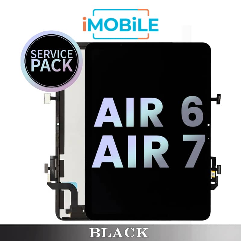 iPad Air 6 2024 (11 Inch) / Air 7 2025 (11 Inch) Compatible LCD Touch Digitizer Screen [Service Pack] [Black]