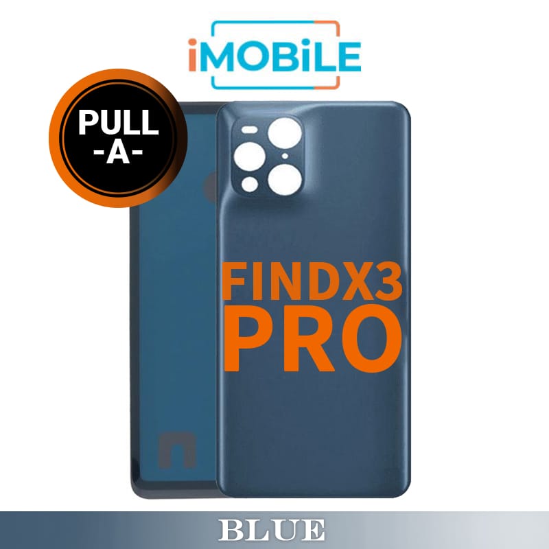 OPPO Find X3 Pro Compatible Back Cover [Secondhand] [Blue]