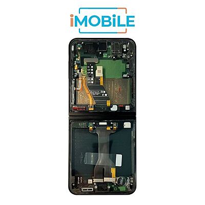 Samsung Galaxy Z Flip 7 FE (F761) Main Inner LCD Digitizer Screen [Service Pack] [Black] GH82-37734A