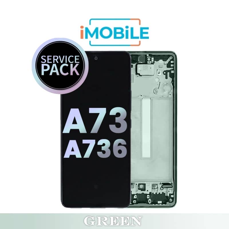 Samsung Galaxy A73 5G 2022 (A736) LCD Touch Digitizer Screen [Service Pack] [Green] GH82-28686B GH82-28884C