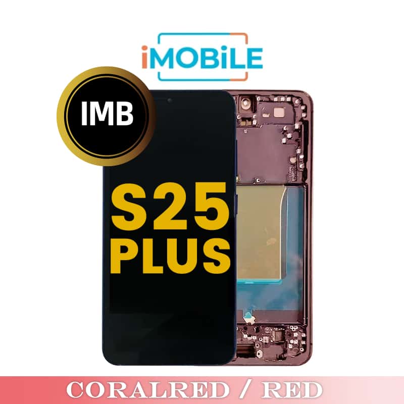 Samsung Galaxy S25 Plus (S936) LCD Touch Digitizer Screen [IMB] [Coralred / Red]
