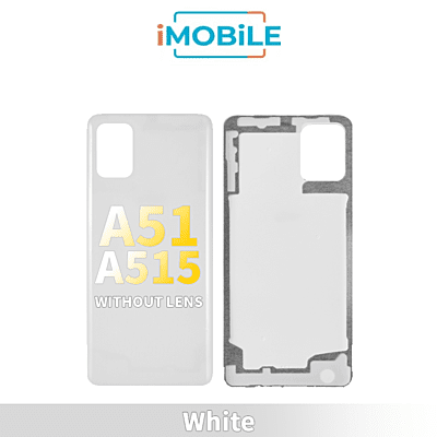 Samsung Galaxy A51 (A515) Back Cover without Camera Lens [White]