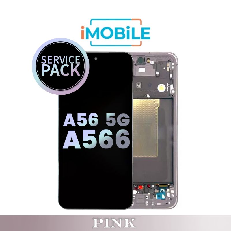 Samsung Galaxy A56 5G A566 LCD Touch Digitizer Screen [Service Pack] [Pink] GH82-36829D