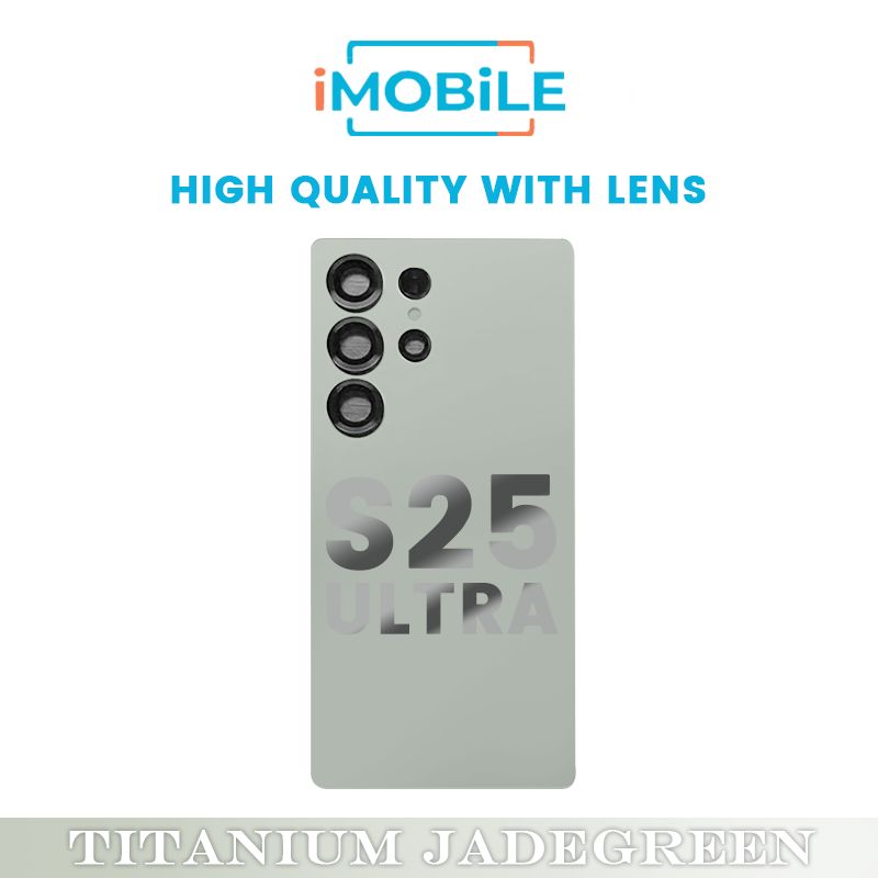 Samsung Galaxy S25 Ultra (S938) Back Cover [High Quality with Lens] [Titanium Jadegreen]