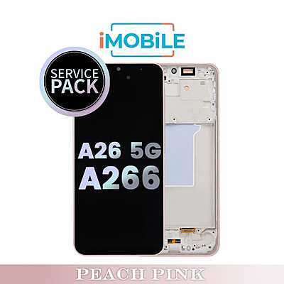 Samsung Galaxy A26 5G A266 LCD Touch Digitizer Screen [Service Pack] [Peach Pink] GH82-37049D