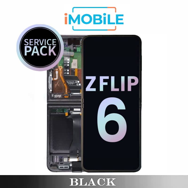 Samsung Galaxy Z Flip 6 5G (F741) Main LCD Digitizer Screen [Service Pack] [Crafted Black] GH82-35014E